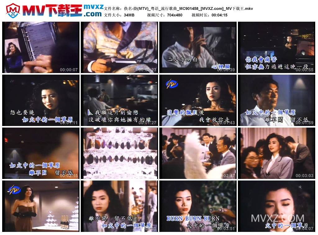 佚名-烧(MTV)_粤语_流行歌曲_MC901458